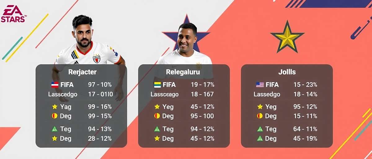 Bengaluru Stars FIFA Player Database Bengaluru Stars FIFA player stats showing local footballers